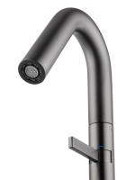 Смеситель для раковины высокий WONZON & WOGHAND, Темный графит (WW-6068-BGG) - Gidratop.ru изображение