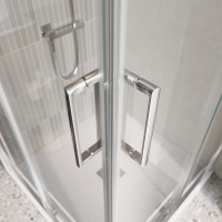 Душевой уголок BelBagno LUCE-AH-2-100/80-C-Cr - Gidratop.ru изображение