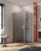 Душевой уголок CEZARES SLIDER-AH-1-90-100/110-GRIGIO-BORO - Gidratop.ru изображение