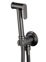 Смеситель с гигиеническим душем встраиваемый WONZON & WOGHAND STEAM, Темный графит (WW-88849008-BGM) - Gidratop.ru изображение