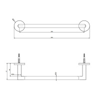 Gessi Tondo полотенцедержатель, 30 см, цвет: хром - Gidratop.ru изображение