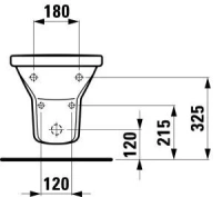 Биде Laufen Living 3043.1 подвесное - Gidratop.ru изображение