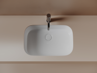 Раковина встраиваемая снизу Ceramicanova Era,  c отверстием слива - перелива, 570x395x195 мм, белый, арт.CN15006 - Gidratop.ru изображение