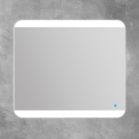 Зеркало со встроенной LED подсветкой touch system 45007, 80x70 - Gidratop.ru изображение