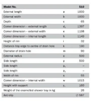 Поддон душевой Kaldewei Zirkon мод. 510-2 100 x 100 x 16 cм, 4564.3500.0001 anti-slip, R 500 мм - Gidratop.ru изображение
