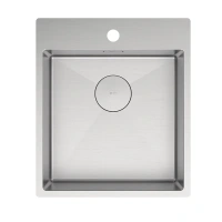 Кухонная мойка Lemark Janga 440 9937101, 44 см, нержавеющая сталь - Gidratop.ru изображение