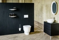 Раковина Laufen New Classic 8.1285.2.757.112.1 55 х 38 х 14.5 см, накладная, SaphirKeramik, без перелива, белый матовый - Gidratop.ru изображение