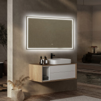 Зеркало ABBER See AG6115SL-1.2 с подсветкой, сенсорный выключатель, диммер - Gidratop.ru изображение