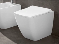 Приставной безободковый унитаз Villeroy&Boch Venticello 4613 R001 alpine - Gidratop.ru изображение