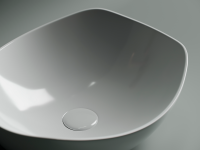 Умывальник чаша накладная овальная Element 420x385x145мм - Gidratop.ru изображение
