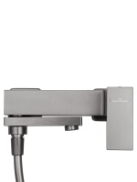 Смеситель для ванны с душем WONZON & WOGHAND CUBE, Темный графит (WW-88639016-BGM) - Gidratop.ru изображение