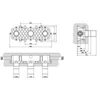 Gessi внутренняя часть встраиваемого двухвентильного смесителя - Gidratop.ru изображение