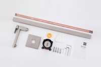 Смеситель ABBER Daheim AF8241SP напольный для раковины, сатин - Gidratop.ru изображение