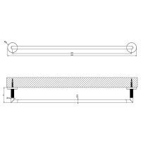 Gessi Ingranaggio полотенцедержатель, 60 см, цвет: хром - Gidratop.ru изображение