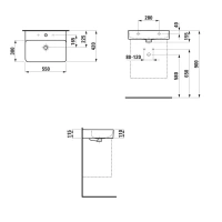 Раковина Laufen Val 8102820001041, 55 см, накладная - Gidratop.ru изображение