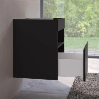 Тумба под раковину Keuco Stageline 32842970000, 50 см, 1 ящик, цвет вулканит матовый - Gidratop.ru изображение