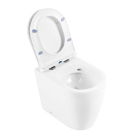 Унитаз приставной безободковый BelBagno MARINO BB105CBR/BB870SC - Gidratop.ru изображение