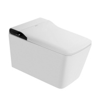 Комплект ABBER подвесной электронный унитаз-биде Rechteck AC1215S белый с импульсным смывом с инсталляцией AC0101P - Gidratop.ru изображение