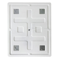 Зеркало со встроенным светильником, сенсорным выключателем и подогревом SPC-GRT-700-800-LED-TCH-WARM, 12W, 220-240V, 700x30x800 - Gidratop.ru изображение