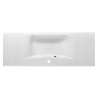 Раковина из литьевого мрамора, 1200x450x150, BB1200/450-LV-MR-PR - Gidratop.ru изображение