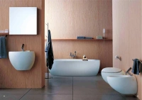 Раковина Laufen Alessi One 8.1097.1.400.104.1 с полупостаментом 52 х 52.5 cм - Gidratop.ru изображение