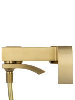 Смеситель для ванны с душем WONZON & WOGHAND FIT, Брашированное золото (WW-88639009- BG) - Gidratop.ru изображение