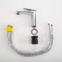 UNIQUE Смеситель для раковины без донного клапана, хром UNIQUE-LVM-CRM-W0 - Gidratop.ru изображение