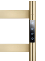 Полотенцесушитель электрический напольный WONZON & WOGHAND ESSEN, Брашированное золото (WW-A406-BG) - Gidratop.ru изображение