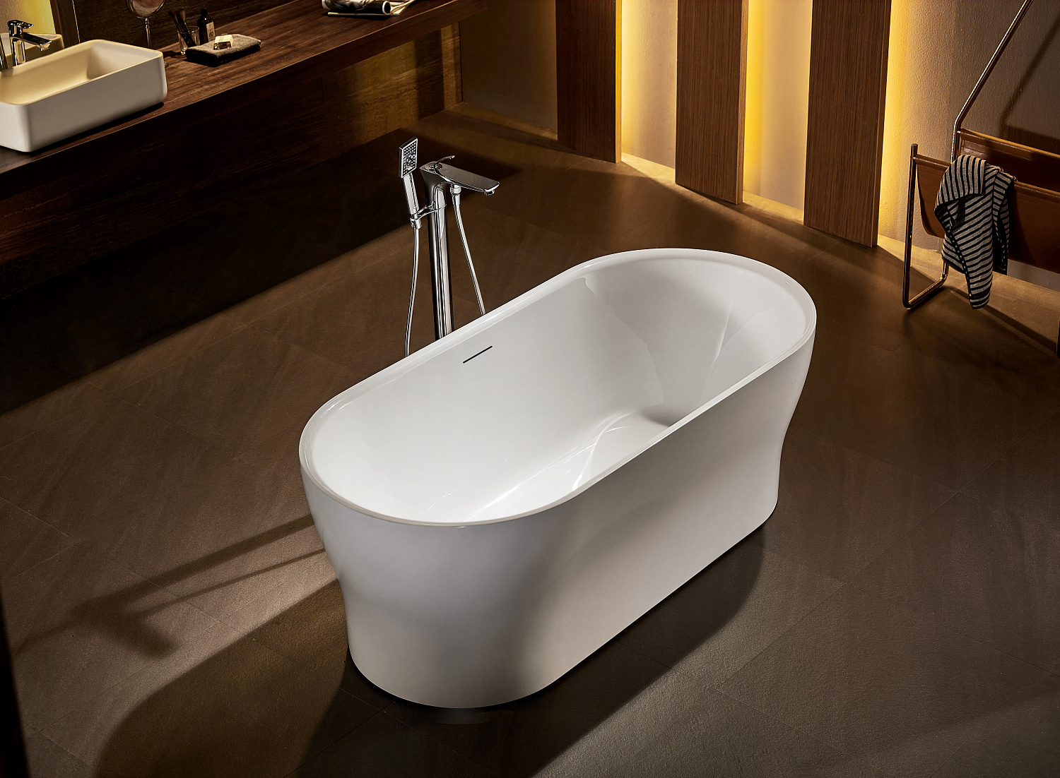 Акриловая ванна BELBAGNO BB405-1700-800