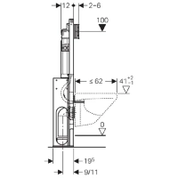 Инсталляция Geberit Duofix UP320, 111.380.00.5 Sigma усиленная, самонесущая - Gidratop.ru изображение