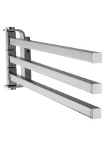 Полотенцедержатель поворотный WONZON & WOGHAND LOTTE, Хром (WW-8341) - Gidratop.ru изображение