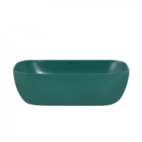 Раковина накладная ABBER Rechteck AC2200MBG темно-зеленая матовая - Gidratop.ru изображение