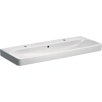 Раковина Geberit Smyle Square 500.253.01.1, 120 х 48 см, белая - Gidratop.ru изображение