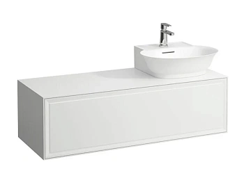 Тумба под раковину Laufen New Classic 117.5 х 45.5 х 34.5 см, 4.0608.6.085.631.1, подвесная, белый глянцевый, вырез справа