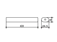 Держатель запасного рулона бумаги Keuco Edition 400 11563 010000, хром - Gidratop.ru изображение