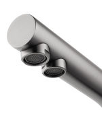 Смеситель для кухни c подключением фильтра WONZON & WOGHAND, Темный графит (WW-88458005-BGM) - Gidratop.ru изображение