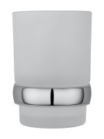 Стакан для зубных щеток с держателем WONZON & WOGHAND EASY, Хром (WW-8121) - Gidratop.ru изображение