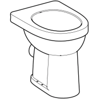 Напольный унитаз Geberit Renova Comfort 218510000, белый - Gidratop.ru изображение