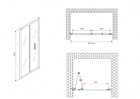 Душевая дверь ABBER Sonnenstrand AG07090B - Gidratop.ru изображение