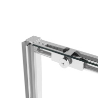 Душевая дверь Slim Soft VDS-1SS100CL, 1000, хром, стекло прозрачное - Gidratop.ru изображение