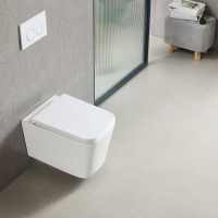 Унитаз подвесной Tornado Q-Line VT1-12T безободковый, цвет белый, ультратонкое soft-close сиденье - Gidratop.ru изображение