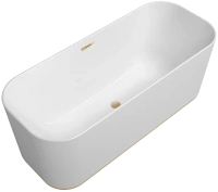 Квариловая ванна Villeroy&Boch Finion 170 x 70 см UBQ177FIN7A200V101, фурнитура шампань - Gidratop.ru изображение