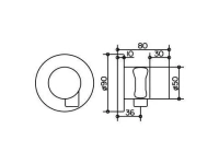 Шланговое подключение Keuco IXMO 59557 010201 - Gidratop.ru изображение