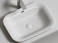 Умывальник прямоугольный встраиваемый сверху в столешницу Element 580x400x150мм - Gidratop.ru изображение