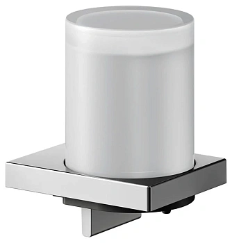 Дозатор для жидкого мыла с держателем Keuco Edition 90 19152019000 Square, хром