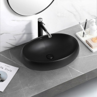 Раковина накладная ABBER Bequem AC2102MB черная матовая - Gidratop.ru изображение