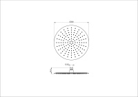 Верхний душ WONZON & WOGHAND, Хром (WW-88DP04-CR) - Gidratop.ru изображение