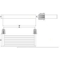 Gessi Rettangolo полочка 30см, цвет: хром - Gidratop.ru изображение