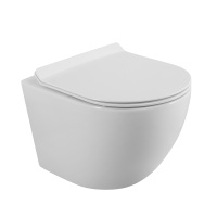 Унитаз подвесной безободковый BelBagno SFERA-R BB046CHR/BB076SC - Gidratop.ru изображение