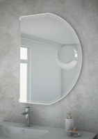 Зеркало с увеличительным зеркалом, со встроенной LED подсветкой, с системой Антизапотевание 45029, 60x80 - Gidratop.ru изображение